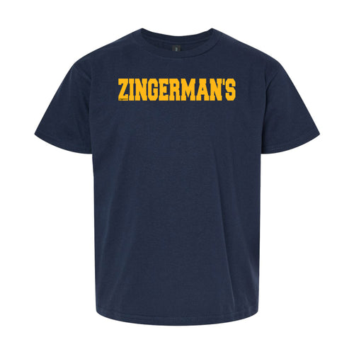 Youth Zingerman's Grad Unisex Soft Style T-Shirt - Navy