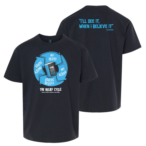 Youth Zingerman's Roadhouse The Belief Cycle Soft Style T-Shirt - Black