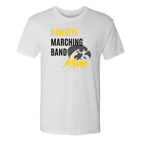 Hawkeye Marching Band Mom T-Shirt - Heather White