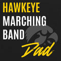 Hawkeye Marching Band Dad T-Shirt - Vintage Black