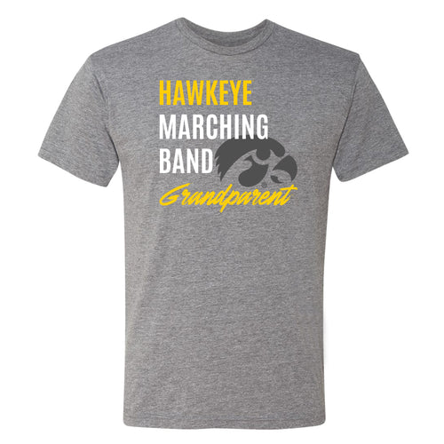 Hawkeye Marching Band Grandparent T-Shirt - Premium Heather