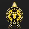 Hawkeye Marching Herky T-Shirt - Vintage Black