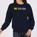 UMSSW Crewneck Pullover - Navy