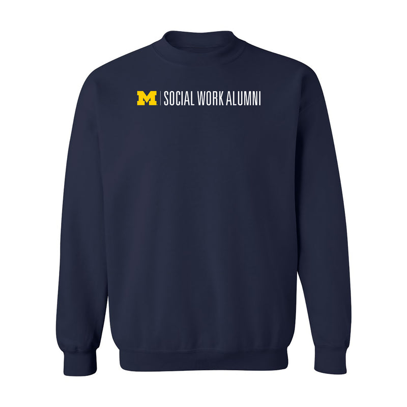 UMSSW Alumni Crewneck Pullover - Navy