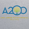 Ann Arbor Bicentennial Unisex Longsleeve - Sport Grey