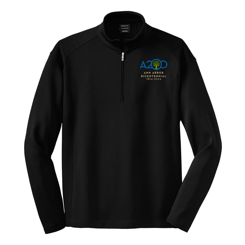 Ann Arbor Bicentennial Nike Golf Unisex Quarter Zip - Black