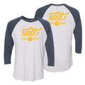 Salt Springs Brewery Baseball Tee - White/Indigo