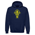 miSHEgan Hooded Pullover Sweatshirt - Navy