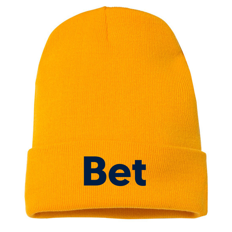 Bet Cuffed Beanie - Gold