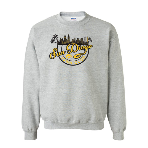 San Diego Iowa Club Crewneck Sweatshirt - Sport Grey