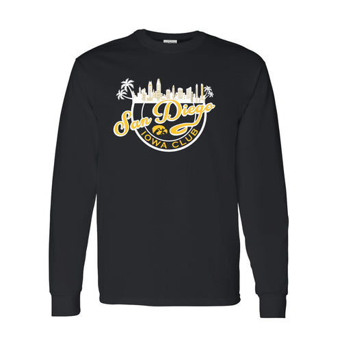 San Diego Iowa Club Long-Sleeve Unisex T-Shirt - Black