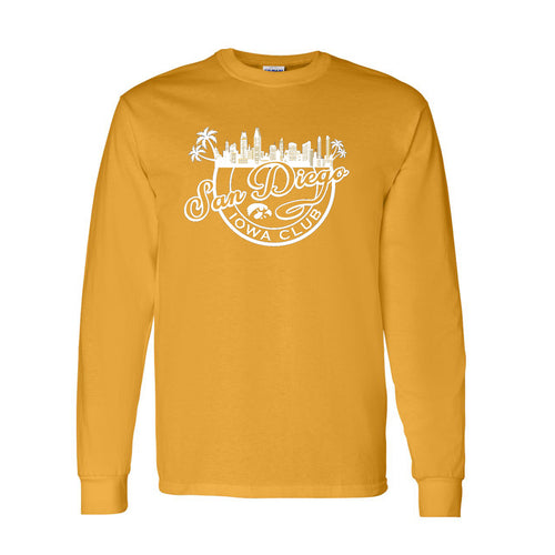 San Diego Iowa Club Long-Sleeve Unisex T-Shirt - Gold