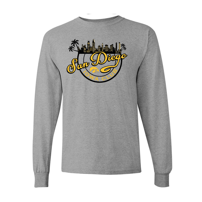 San Diego Iowa Club Long-Sleeve Unisex T-Shirt - Sport Grey