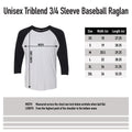 Veterans Memorial Park 3/4 Sleeve Baseball Raglan - Premium Heather / Vintage Navy