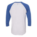 NYPD Triathlon Web SBRC Raglan - Heather White/Vintage Royal