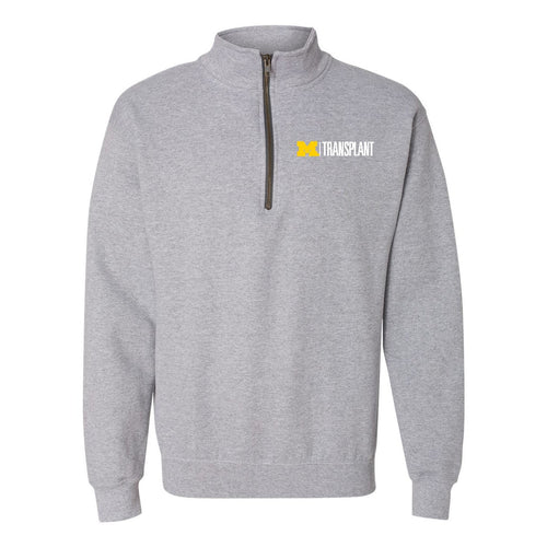 UM Transplant 1/4 Zip - Sport Grey