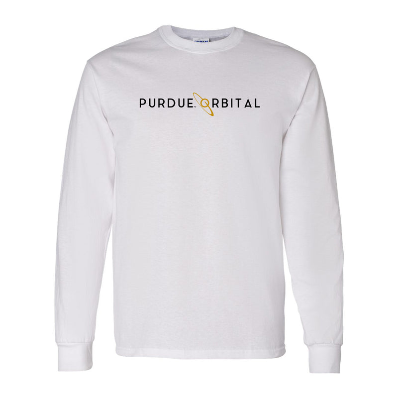 Purdue Orbital Unisex Long-Sleeve T-Shirt - White