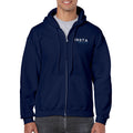 Insta Mortgage Unisex Zip Hoodie - Navy