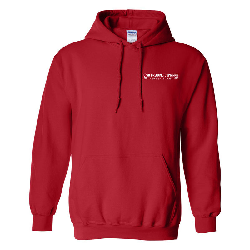 O'so Brewing Hooded Sweatshirt - Red