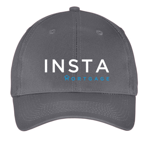 Insta Mortgage 100% Cotton Baseball Cap - Charcoal