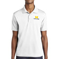 UMBA Embroidered RacerMesh Polo - White