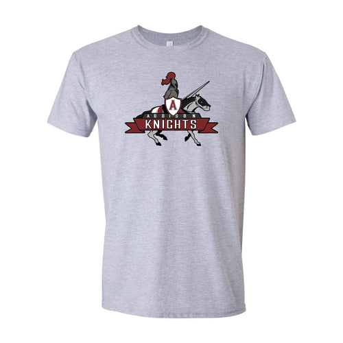 Tuscarora Knight Soft Style T-Shirt - Sport Grey