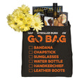 Ann Arbor Controlled Burn Tote Bag - Black