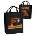 Ann Arbor Controlled Burn Tote Bag - Black