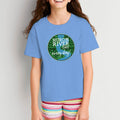 Huron River Day Youth T-Shirt - Carolina Blue