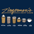 Zingerman's Next Door Mocha Unisex T-Shirt - Navy