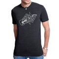 She Rock Guitar Logo Triblend - Vintage Black