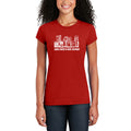 She Rock Retreat Logo Ladies Cotton Tee - Red