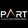 Purdue Aerial Robotics Logo T-Shirt- Black