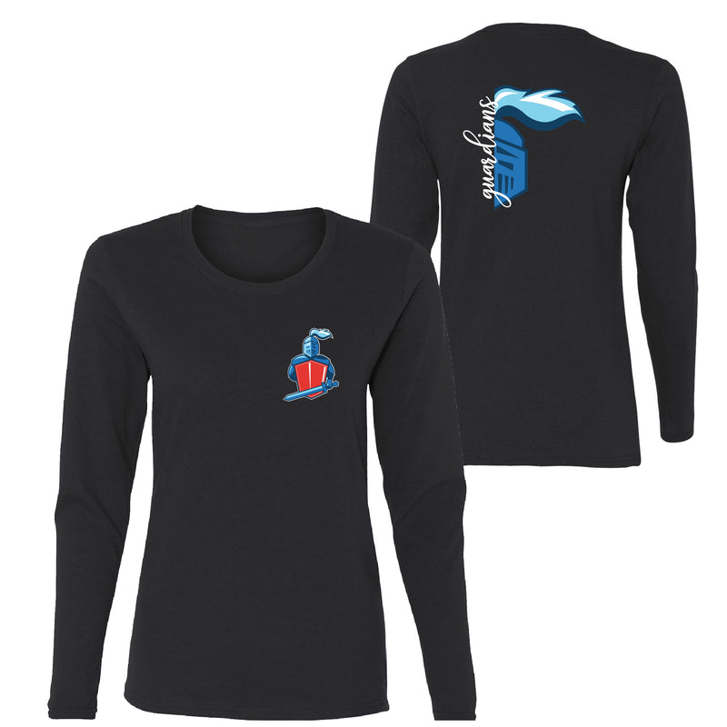 Guardians Ladies Long Sleeve T-Shirt - Black