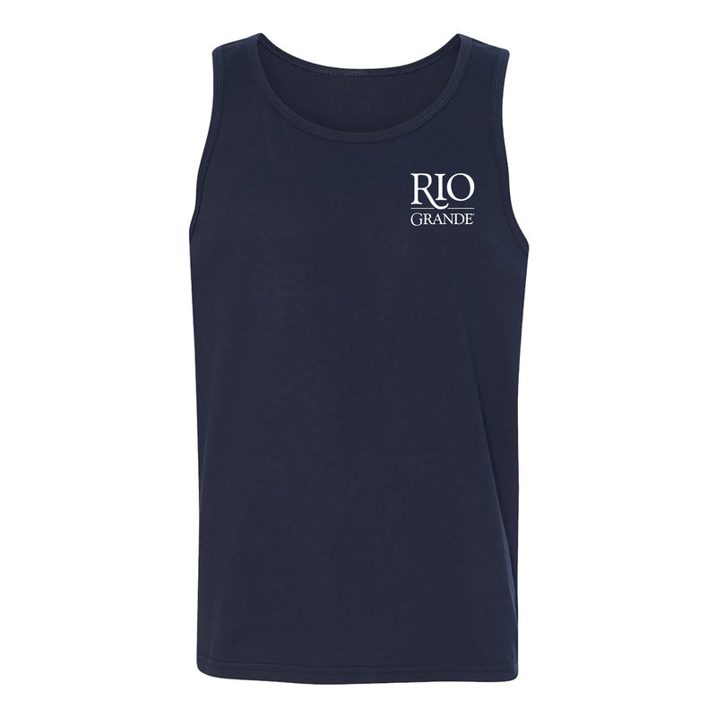 Rio Grande Basic Logo Cotton Tank Top - Navy