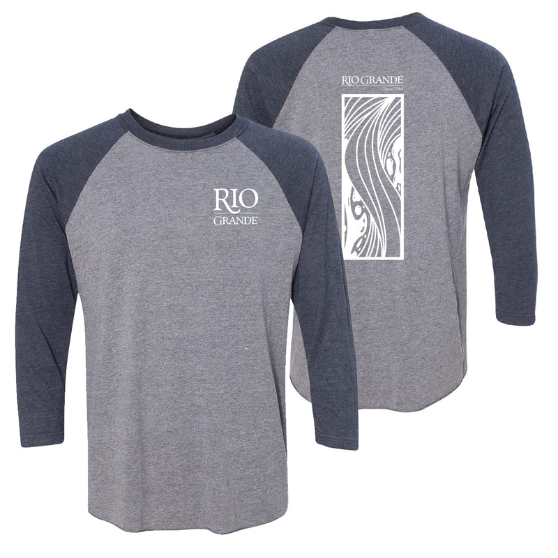 Rio Grand Basic Logo Tri-Blend 3/4 Sleeve Raglan