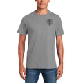 Ontario Fire Maltese Cross Logo T-Shirt- Sport Grey