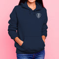 Ontario Fire Maltese Cross Logo Hooded Sweatshirt- Navy