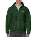 Zingerman's Roadhouse Roadshow Burrito Zip Hooded Sweatshirt- Forest Green