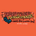 Zingerman's Roadhouse Neon Sign Youth T-Shirt- Orange