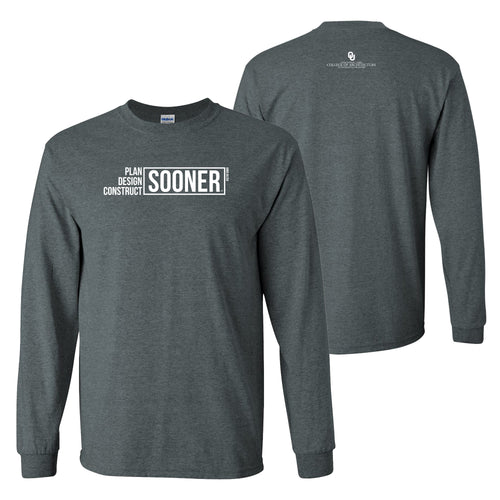 Gibbs College Longsleeve T Shirt - Dark Heather