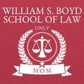 Boyd Apparel School of Law Mom T-Shirt- Vintage Red