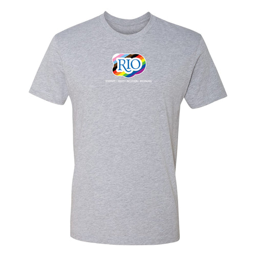 Rio Grande Rainbow Logo T-Shirt- Heather Grey