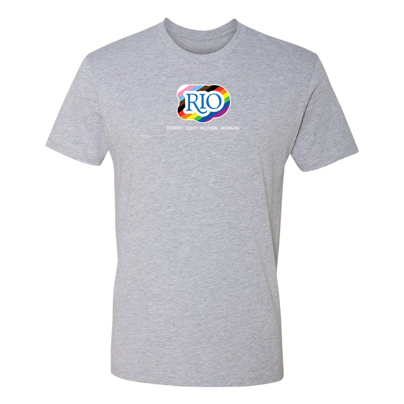 Rio Grande Rainbow Logo T-Shirt- Heather Grey