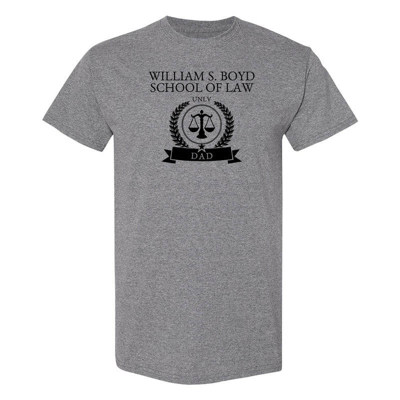 Boyd Apparel School of Law Dad T-Shirt- Graphite Heather