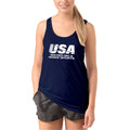 USAWSWS - Classic White Logo Tank - Navy