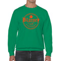 Blarneys est 2004 Orange Ink Green Crewneck - Irish Green