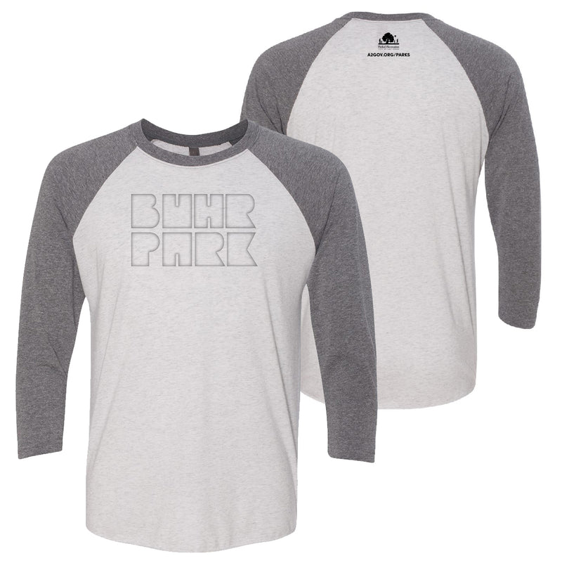 Ann Arbor Parks - Buhr Park 3/4 Sleeve Raglan