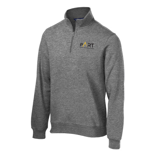 Purdue Aerial Robotics 1/4 Zip Team Logo - Vintage Heather