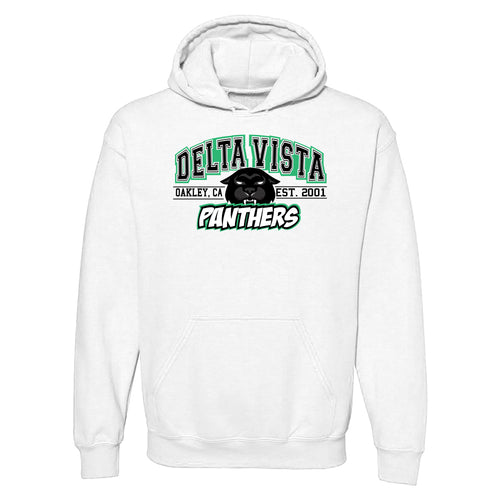 DVMS Heavy Cotton Hooded Sweatshirt - White